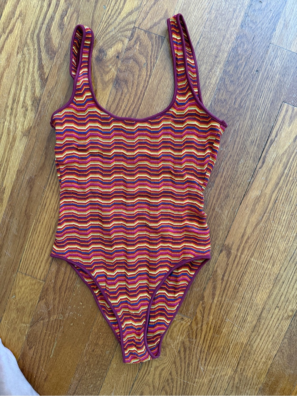 Women’s Missoni Multi-Color Chevron One-Piece Swimsuit